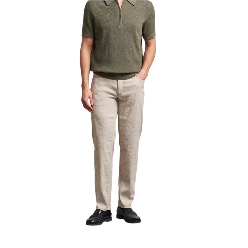 Brax•Cadiz Linen Flex 5 Pocket Straight Leg Pants
